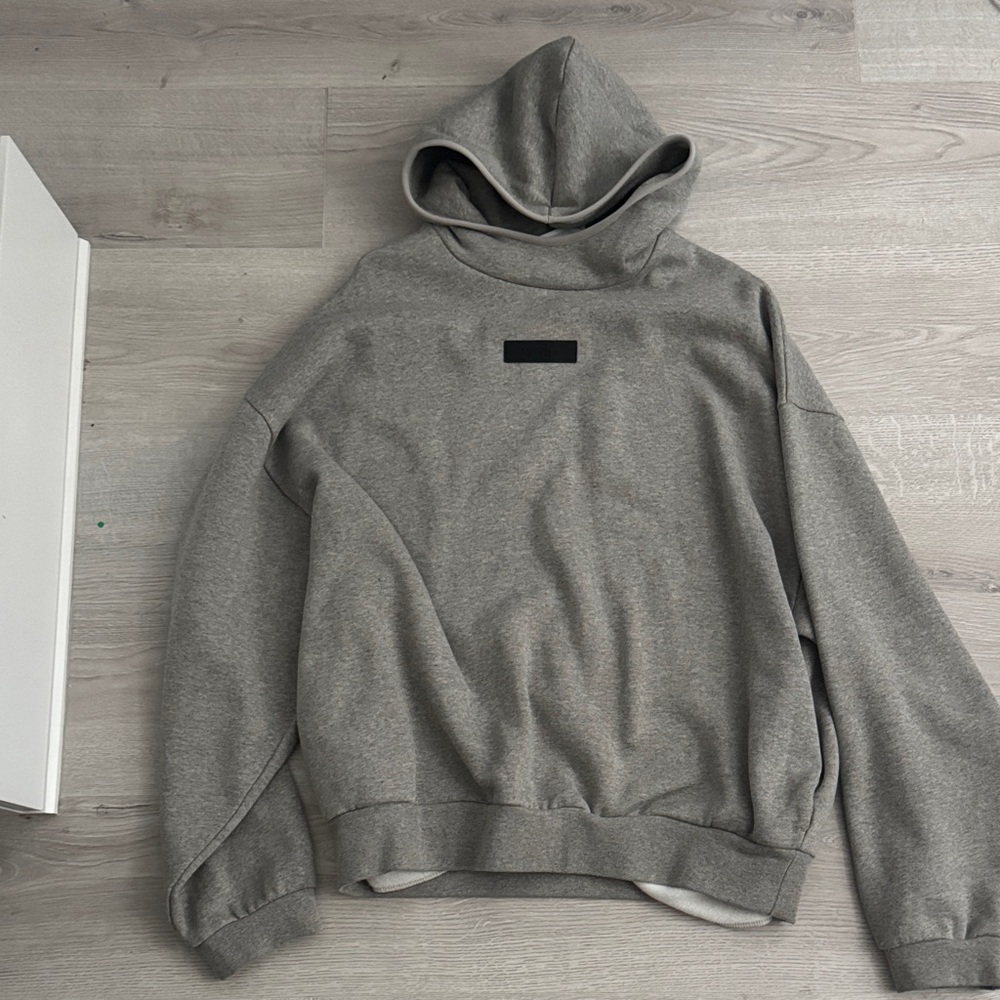 Fear of god essentials pullover hoodie (Dark heather Oatmeal)